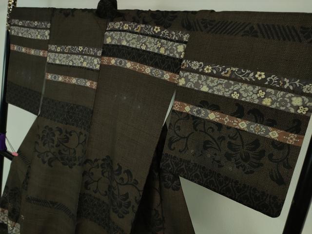 平和屋本店■極上　伝統工芸士　七代目　吉澤与市　訪問着　赤城紬　極み重ね工芸　100亀甲　金彩　証紙付き　逸品　DZAA7358kh5 平和屋本店□極上 伝統工芸士 七代目 吉澤与市 訪問着 赤城