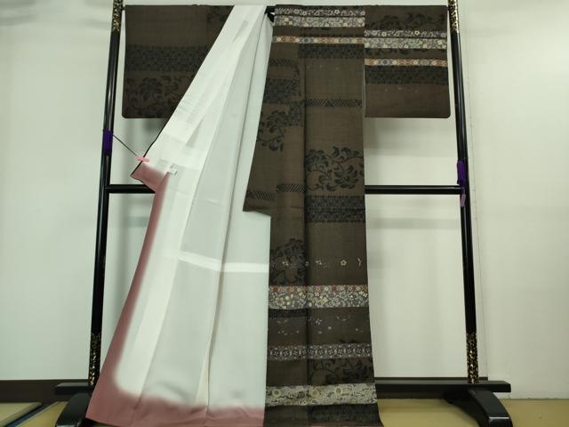 平和屋本店□極上 伝統工芸士 七代目 吉澤与市 訪問着 赤城