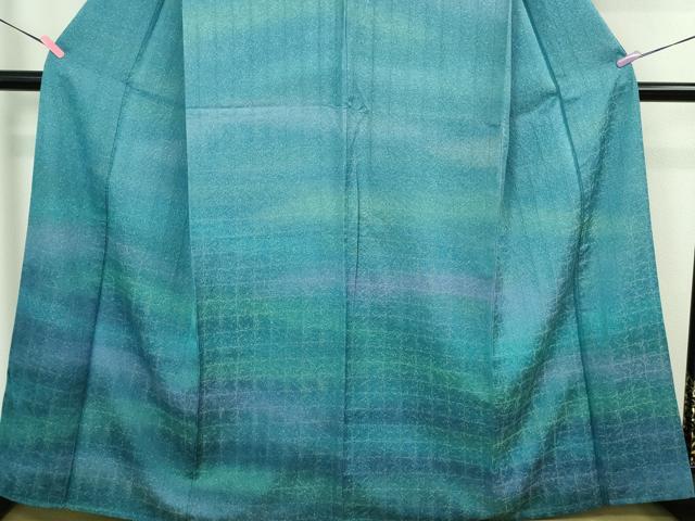 平和屋本店■極上　訪問着　竹紫苑　単衣　暈し染め　金通し地　逸品　DZAA7381kh5 平和屋本店□極上 訪問着 竹紫苑 単衣 暈し染め 金通し地 逸品