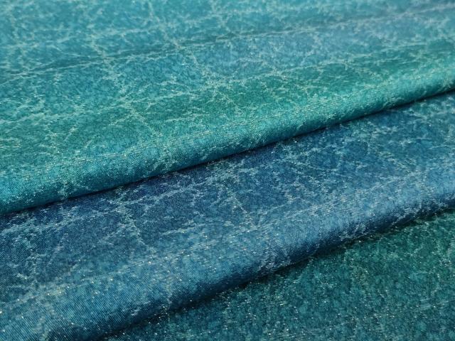 平和屋本店□極上 訪問着 竹紫苑 単衣 暈し染め 金通し地 逸品