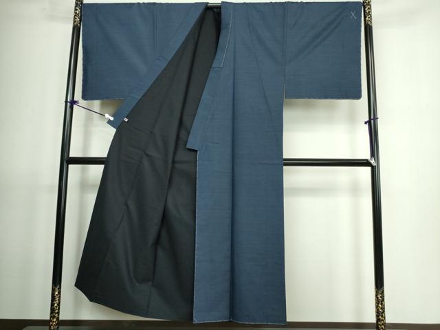 未着用　久野織物　小紋　大島紬　証紙付き　アンサンブル　有栖川文　着物　017k 未着用 久野織物 小紋 大島紬 証紙付き アンサンブル 有栖川文 着物 017k