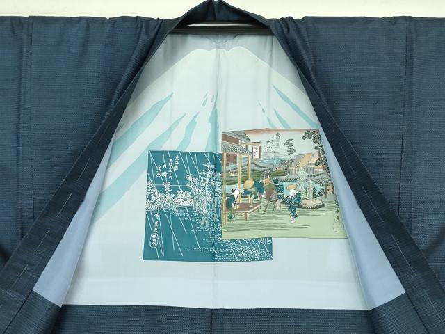 平和屋着物□極上 男性 本場大島紬 アンサンブル 100亀甲 総詰め 逸品