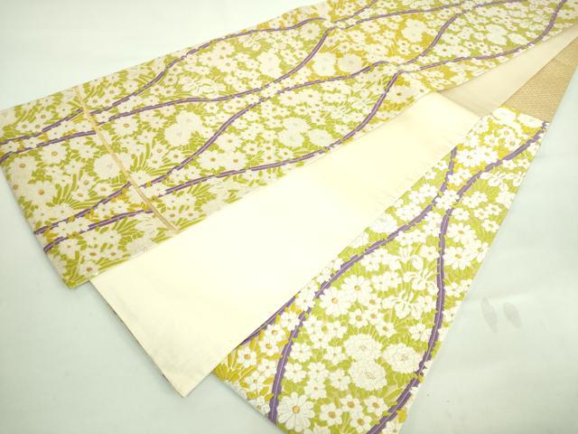 平和屋着物□極上 加賀友禅の巨匠 初代 由水十久 西陣 長嶋成織物