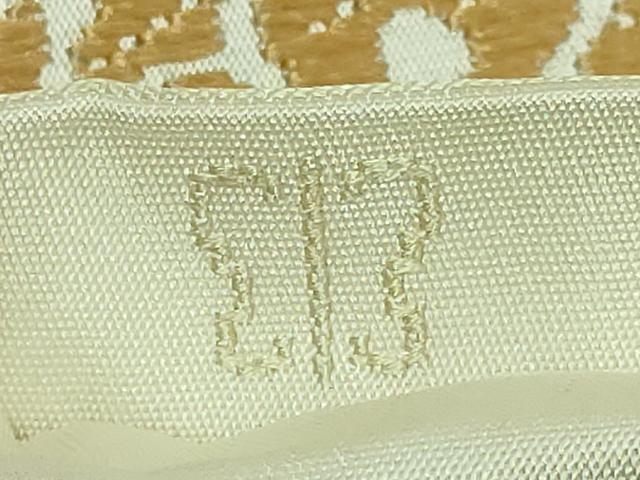 平和屋着物□極上 西陣 川島織物 つけ帯 唐織 花丸文 証紙付き 逸品