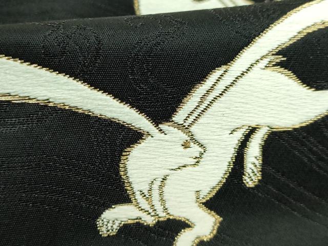 平和屋着物○極上 ファッションデザイナー 花井幸子 六通柄袋帯 唐織