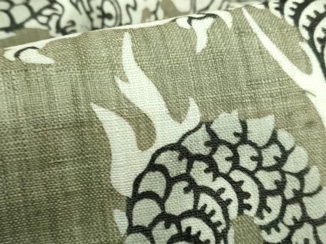 平和屋本店□極上 夏物 和染紅型 栗山紅型 栗山吉三郎 九寸名古屋