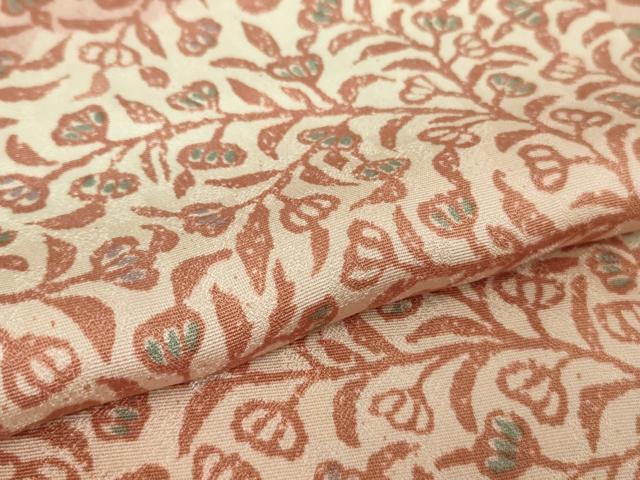 平和屋着物□極上 長羽織 枝花文 羽織紐付き 逸品 DZAA7547kh5