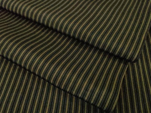 平和屋着物■極上　お召　縞　逸品　DZAA7553kh5