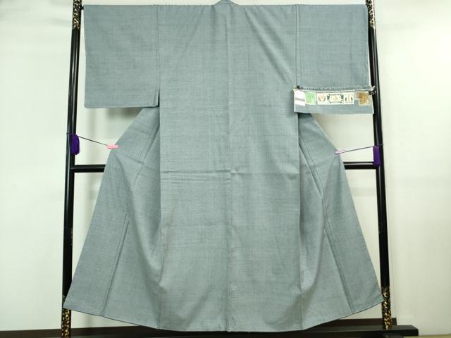 平和屋本店□極上 男性 本場結城紬 重要無形文化財 奥順謹製 80