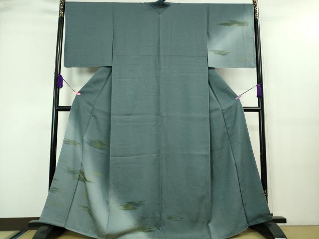平和屋着物■極上　訪問着　お召地　霞文　暈し染め　逸品　未使用　DZAA7615kh5