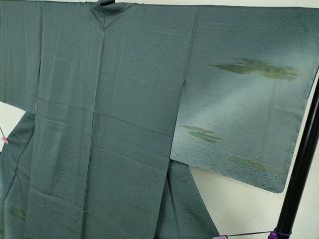 平和屋着物□極上 訪問着 お召地 霞文 暈し染め 逸品 未