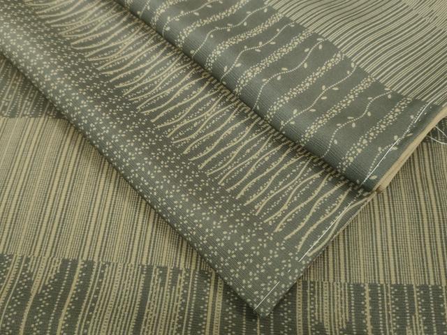 平和屋着物□極上 江戸小紋 寄せ小紋柄 横段文 逸品 未使用