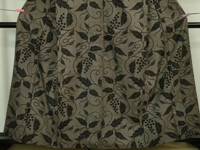 平和屋着物□極上 本場大島紬 9マルキ 葡萄蔦の葉 逸品 DZAA7636kh5