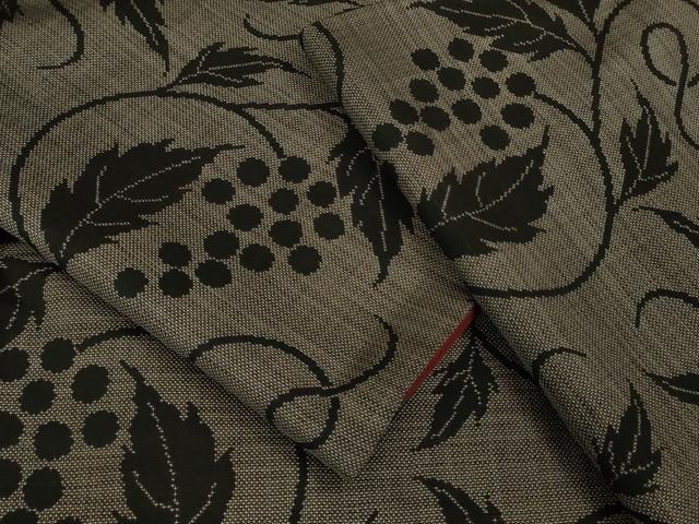 平和屋着物□極上 本場大島紬 9マルキ 葡萄蔦の葉 逸品 DZAA7636kh5