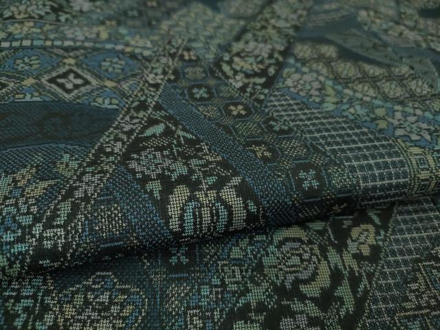 平和屋着物□極上 都喜ヱ門 本場大島紬 藤絹織物謹製 7