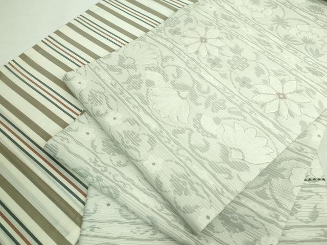 平和屋着物■極上　夏物　西陣　木野織物　菱屋善兵衛謹製　両面　六通柄袋帯　花唐草　逸品　DZAA7731kh5