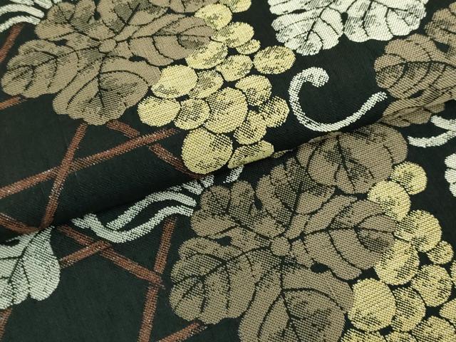 平和屋着物□極上 西陣 勝山織物謹製 六通柄袋帯 葡萄蔦の