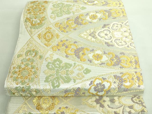 平和屋本店□極上 創業280年 誉田屋源兵衛 六通柄袋帯 純金