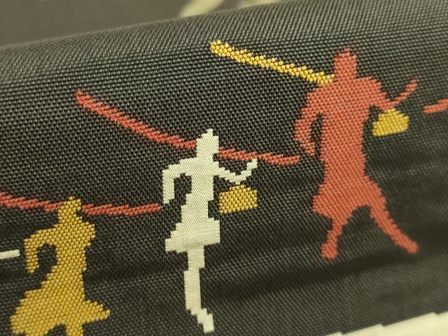 平和屋着物○六通柄袋帯 檜垣文 金糸 正絹 逸品 DAAV9320ob