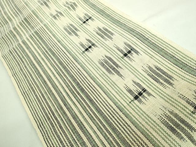 平和屋着物□極上 夏物 八寸名古屋帯 石井秀樹作 洒落がすり