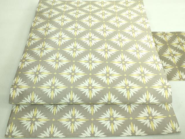 平和屋着物■極上　九寸名古屋帯　唐織　花菱文　逸品　DZAA7752kh5