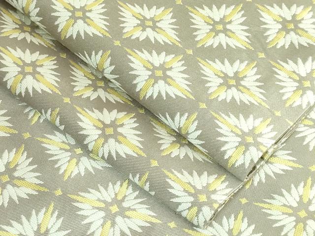 平和屋着物□極上 九寸名古屋帯 唐織 花菱文 逸品 DZAA7752kh5