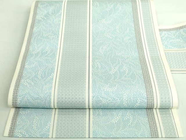 平和屋着物■極上　本場筑前博多織　八寸名古屋帯　草木間道　逸品　DZAA7761kh5