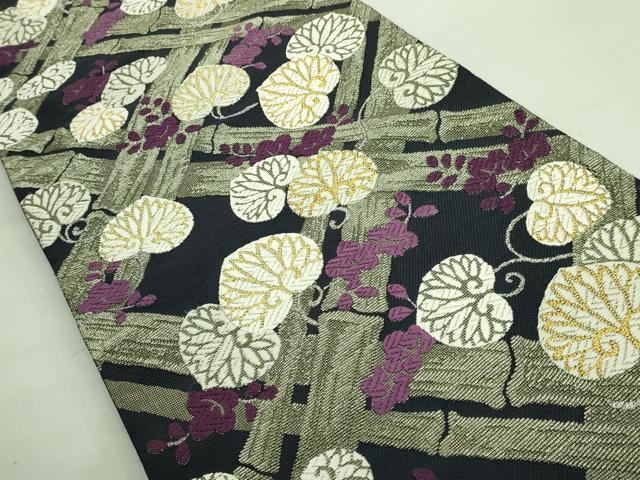 【 値下げ 】 豪華絢爛！　誉田屋源兵衛　袋帯　宝尽くし　花柄　１０４ 平和屋本店□極上 創業280年 誉田屋源兵衛 六通柄袋帯 唐織