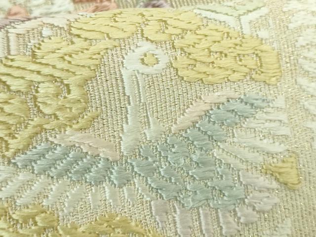 平和屋着物□極上 伝統工芸士 今江嘉久 六通柄袋帯 唐織 江