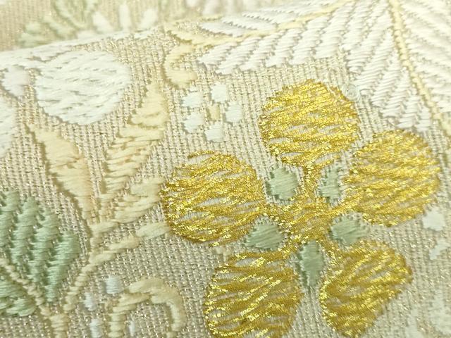 平和屋着物□極上 伝統工芸士 今江嘉久 六通柄袋帯 唐織 江