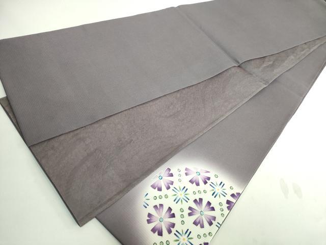 平和屋着物□極上 夏物 太鼓柄袋帯 網目花文 銀彩 逸品 DZAA7791kh5