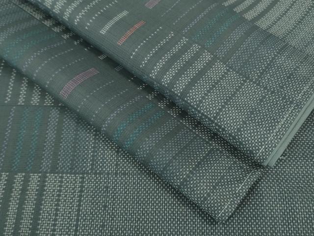 平和屋着物□極上 本場大島紬 9マルキ 間道 逸品 未使用 DZAA7848kh5