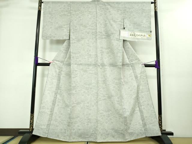 平和屋着物□極上 夏物 越後夏結城物語 伝統工芸士 白川貞夫 80