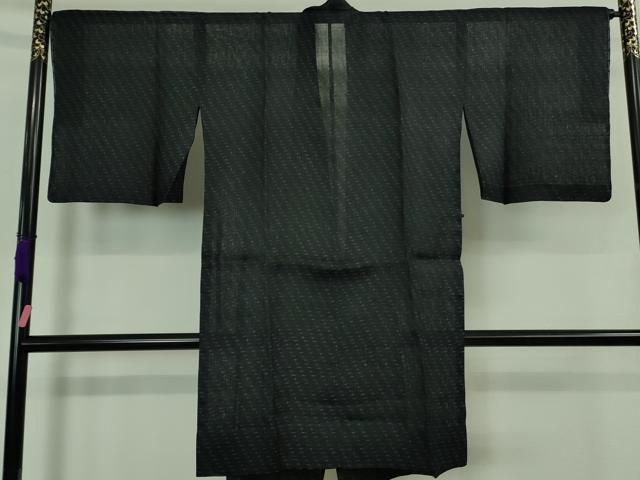 平和屋本店■極上　夏物　重要無形文化財　本場宮古上布　道中着　ロング丈　苧麻　逸品　未使用　DZAA7882kh5
