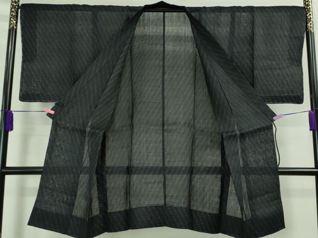 平和屋本店■極上　夏物　重要無形文化財　本場宮古上布　道中着　ロング丈　苧麻　逸品　未使用　DZAA7882kh5