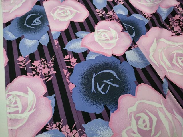 平和屋着物＊夏物　小紋　紗　舞花文　洗える着物　AABB8284jd 平和屋着物＊夏物 小紋 紗 切嵌花文 AAAZ8452jd