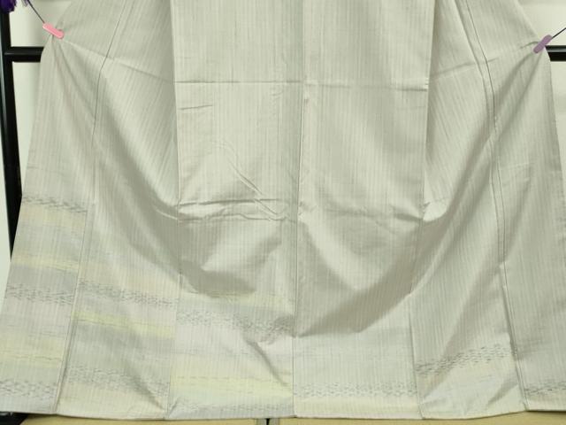 平和屋着物□極上 訪問着 手染乱絣 ぜんまい紬地 佐和 渡