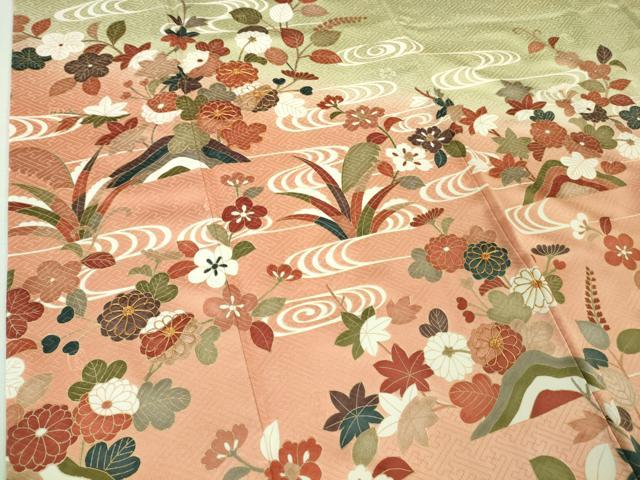 平和屋着物□極上 十日町老舗ブランド 吉澤友禅 吾妻徳穂 訪問着 駒