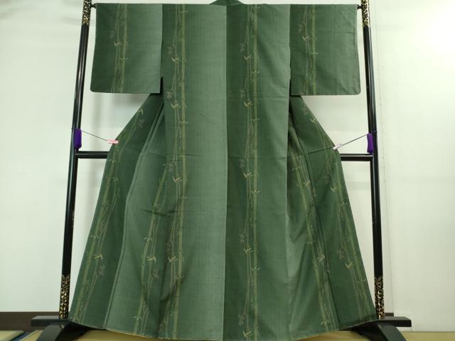 平和屋着物□極上 結城紬 はたおり娘 手緒里 100亀甲 飛び