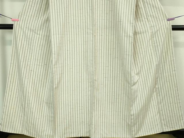 平和屋着物■極上　ぜんまい紬　縞　逸品　DZAA7942kh5 平和屋着物□極上 ぜんまい紬 縞 逸品 DZAA7942kh5 紬