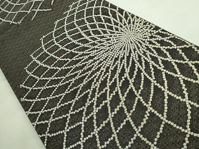 平和屋着物□極上 西陣の名門 加納幸謹製 六通柄袋帯 花