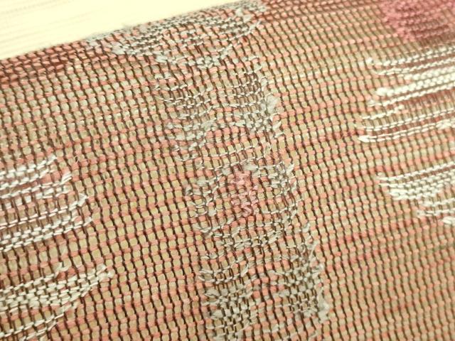 平和屋着物□極上 夏物 1854年創業 帯屋捨松 八寸名古屋帯 亀甲