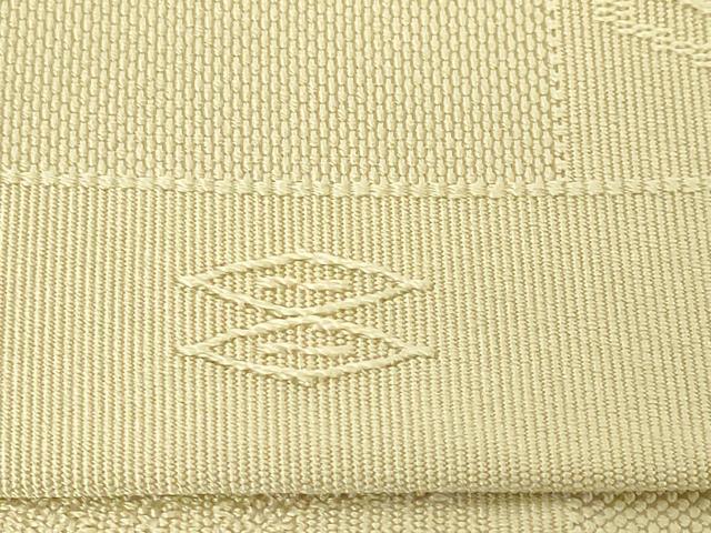 平和屋着物□極上 西陣 河村織物 河村つづれ 八寸名古屋帯 唐織 市松