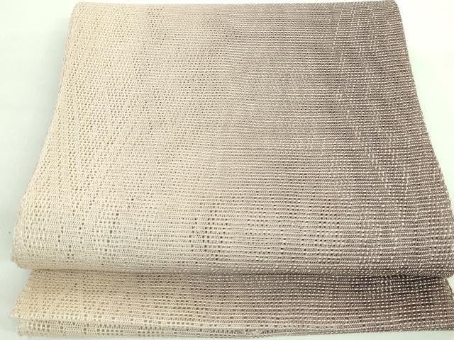 平和屋着物■極上　夏物　八寸名古屋帯　羅　菱　逸品　DZAA8013kh5