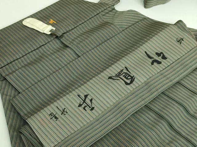 平和屋着物■極上　男性　本場竹鳳平　升善　馬乗り袴　縞　逸品　DZAA8016kh5 平和屋着物□極上 男性 本場竹鳳平 升善 馬乗り袴 縞 逸品