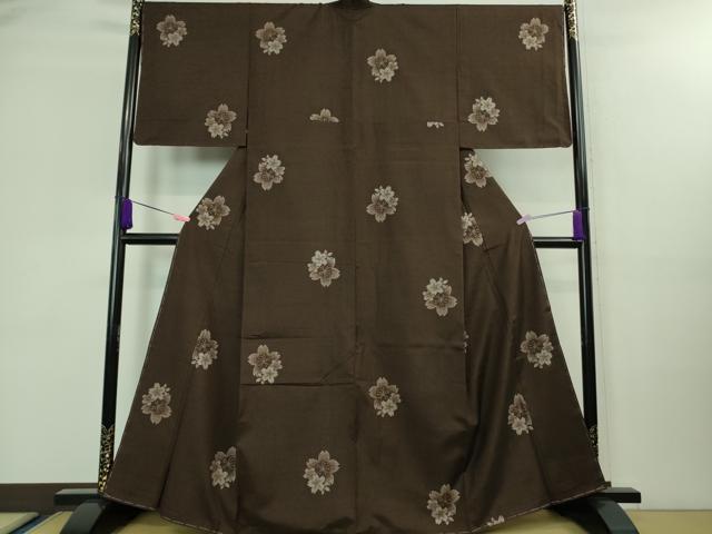 平和屋着物■極上　本場大島紬　薩摩結城　9マルキ　手紡糸　舞桜　やまと誂製　逸品　未使用　DZAA8080kh5 平和屋着物□極上 本場大島紬 薩摩結城 9マルキ 手紡糸 舞桜 やまと