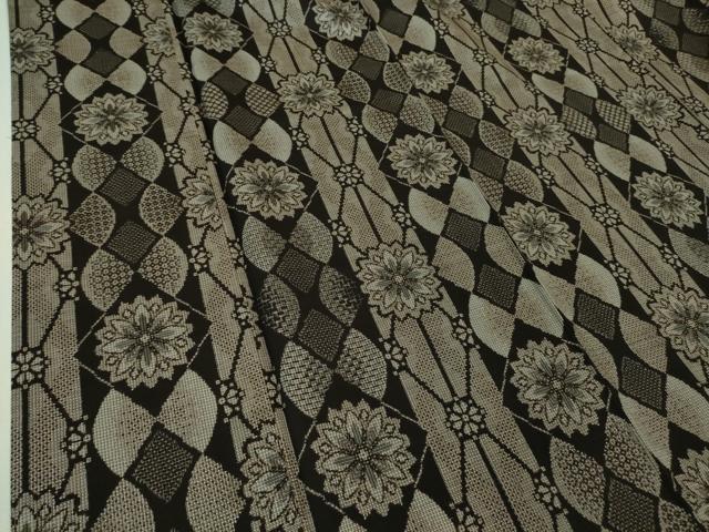 平和屋着物○極上 本場大島紬 割込絣 花間道 ほていや扱い 逸品