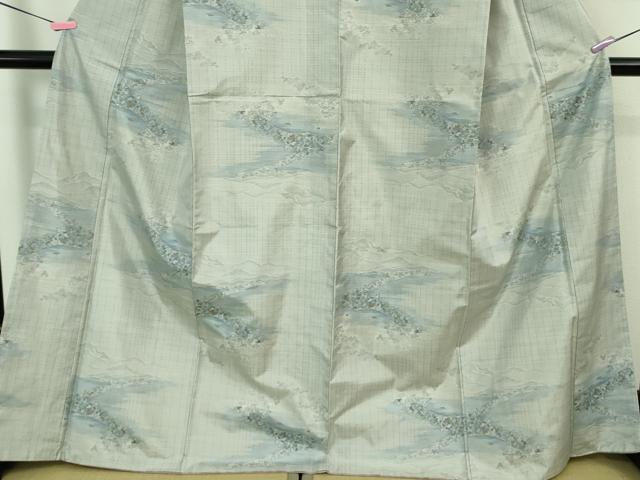 平和屋着物□極上 都喜ヱ門 本場大島紬 手絣 日本名勝シリーズ