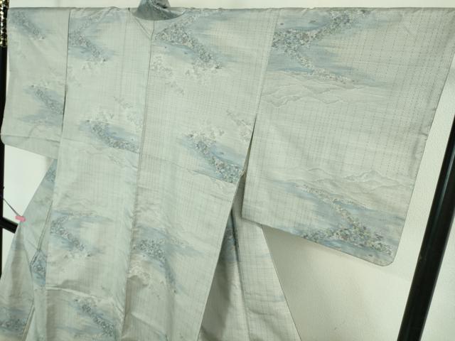 平和屋着物□極上 都喜ヱ門 本場大島紬 手絣 日本名勝シリーズ