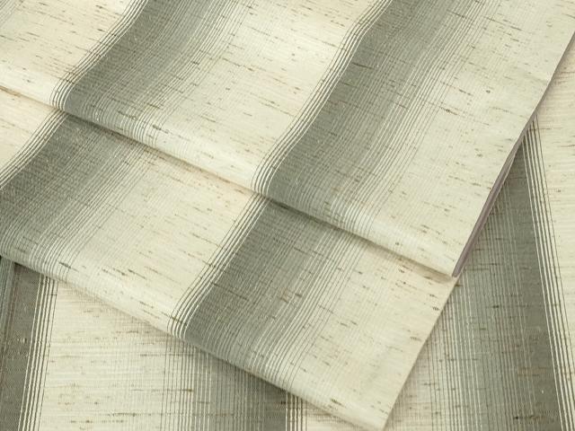 平和屋着物■極上　ぜんまい紬　間道　逸品　DZAA8156kh5